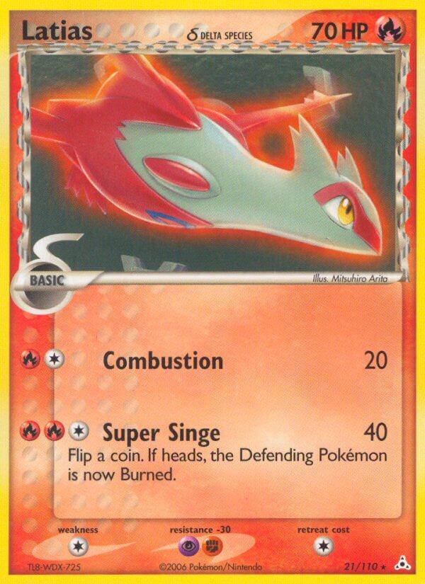 Latias (21/110) (Theme Deck Exclusive) [EX: Holon Phantoms] | The Gaming-Verse