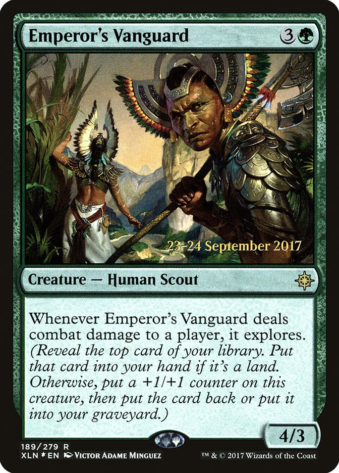 Emperor's Vanguard  (Prerelease) [Ixalan Prerelease Promos] | The Gaming-Verse