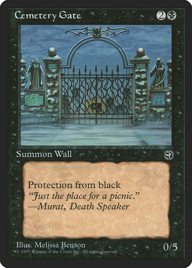 Cemetery Gate (Murat Flavor Text) [Homelands] | The Gaming-Verse