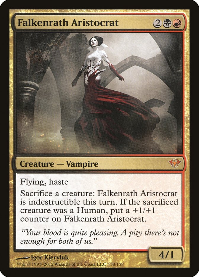 Falkenrath Aristocrat [Dark Ascension] | The Gaming-Verse