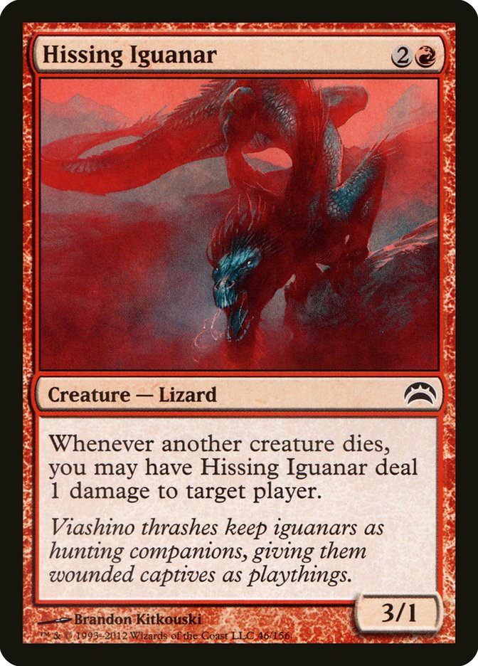 Hissing Iguanar [Planechase 2012] | The Gaming-Verse