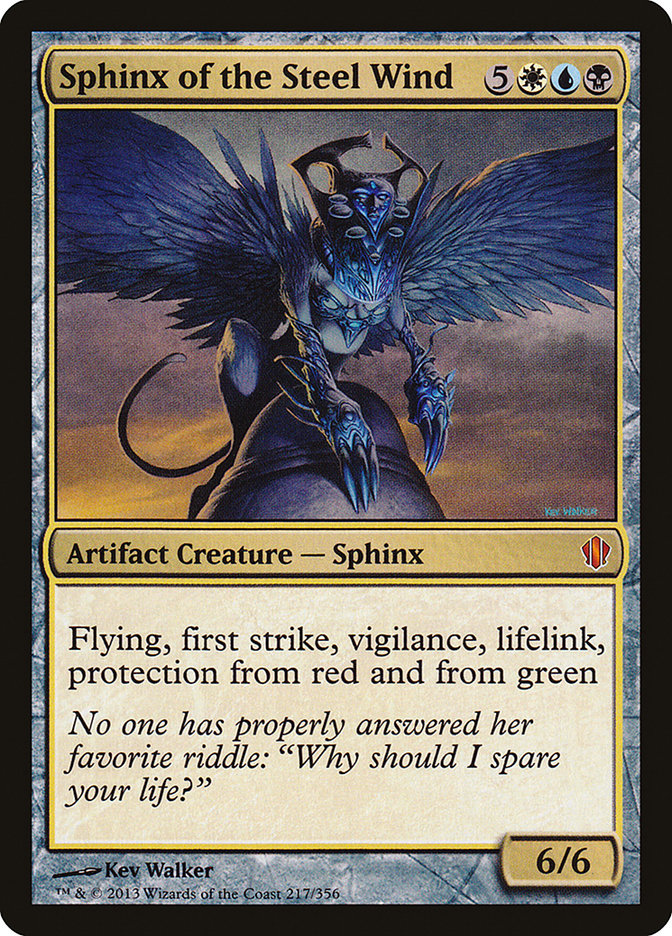 Sphinx of the Steel Wind [Commander 2013] | The Gaming-Verse