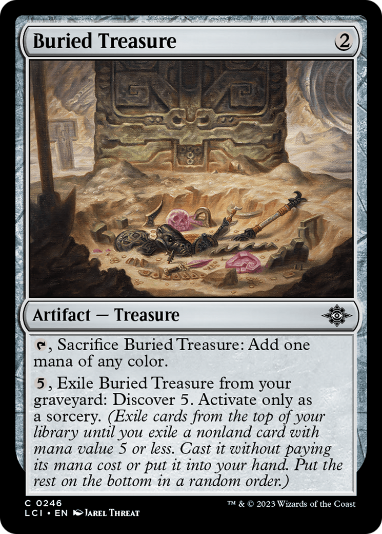 Buried Treasure [The Lost Caverns of Ixalan] | The Gaming-Verse