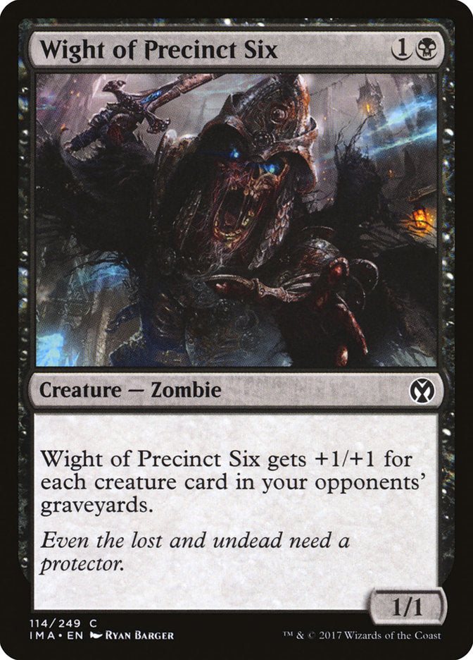 Wight of Precinct Six [Iconic Masters] | The Gaming-Verse