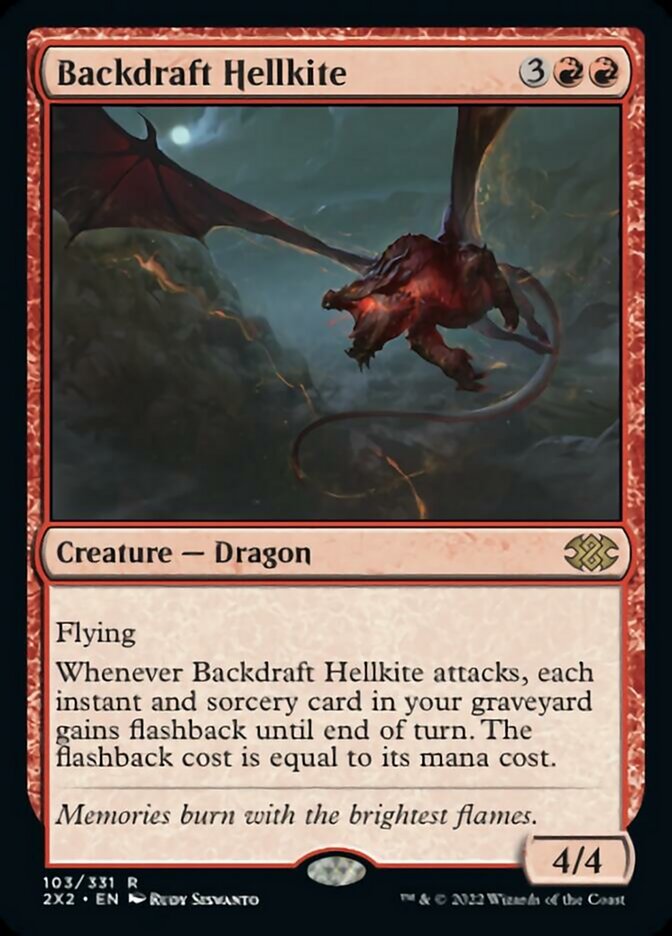 Backdraft Hellkite [Double Masters 2022] | The Gaming-Verse