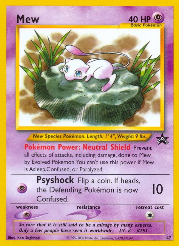 Mew (47) [Wizards of the Coast: Black Star Promos] | The Gaming-Verse