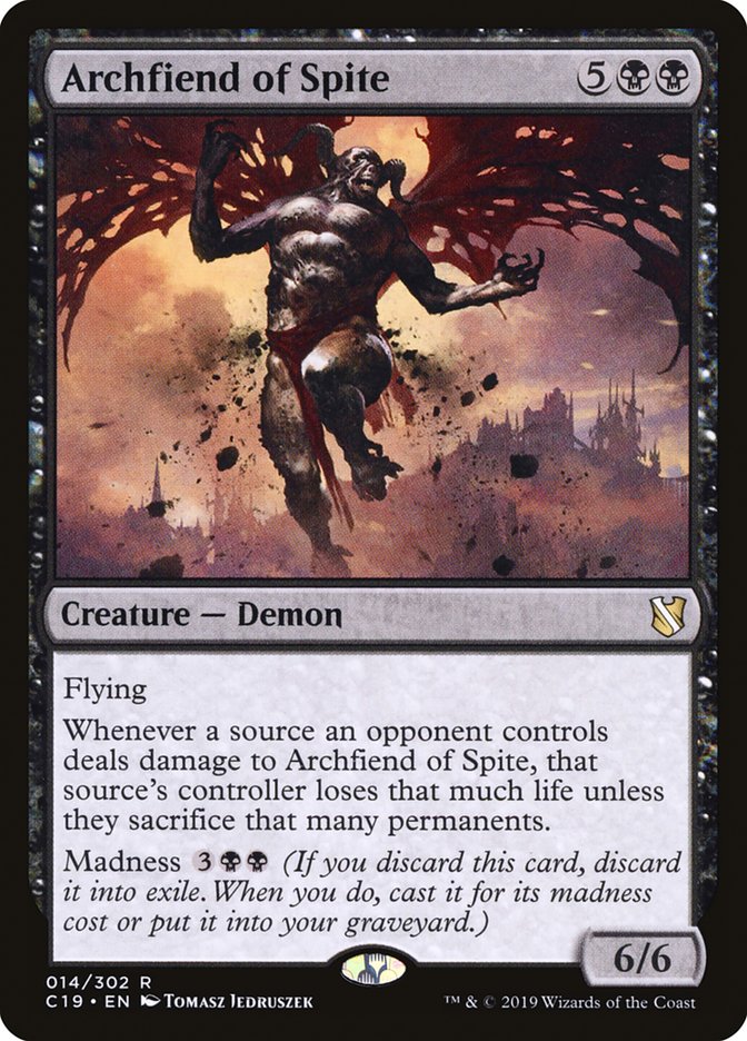 Archfiend of Spite [Commander 2019] | The Gaming-Verse