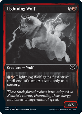 Lightning Wolf [Innistrad: Double Feature] | The Gaming-Verse