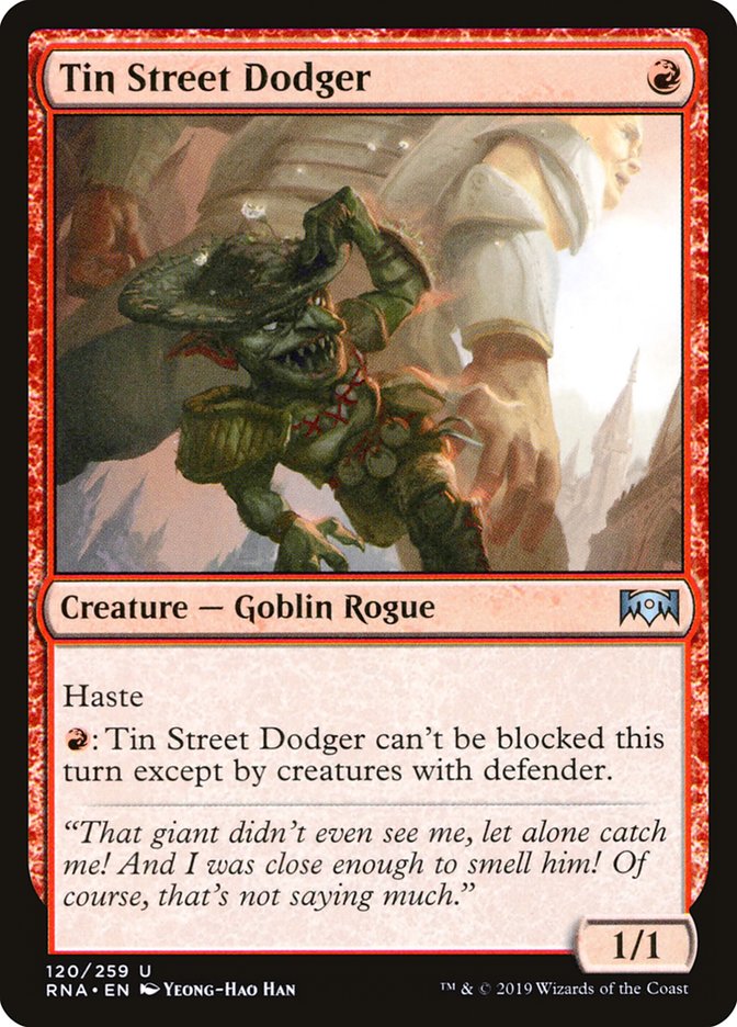 Tin Street Dodger [Ravnica Allegiance] | The Gaming-Verse