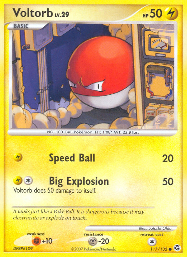 Voltorb (117/132) [Diamond & Pearl: Secret Wonders] | The Gaming-Verse