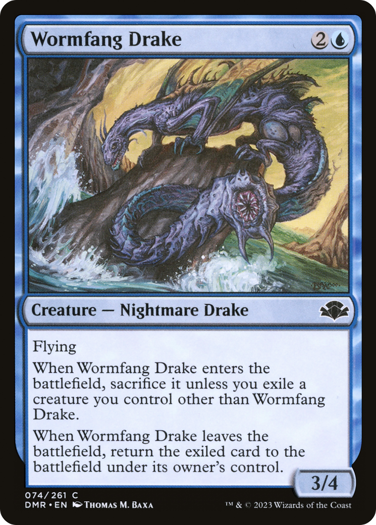 Wormfang Drake [Dominaria Remastered] | The Gaming-Verse