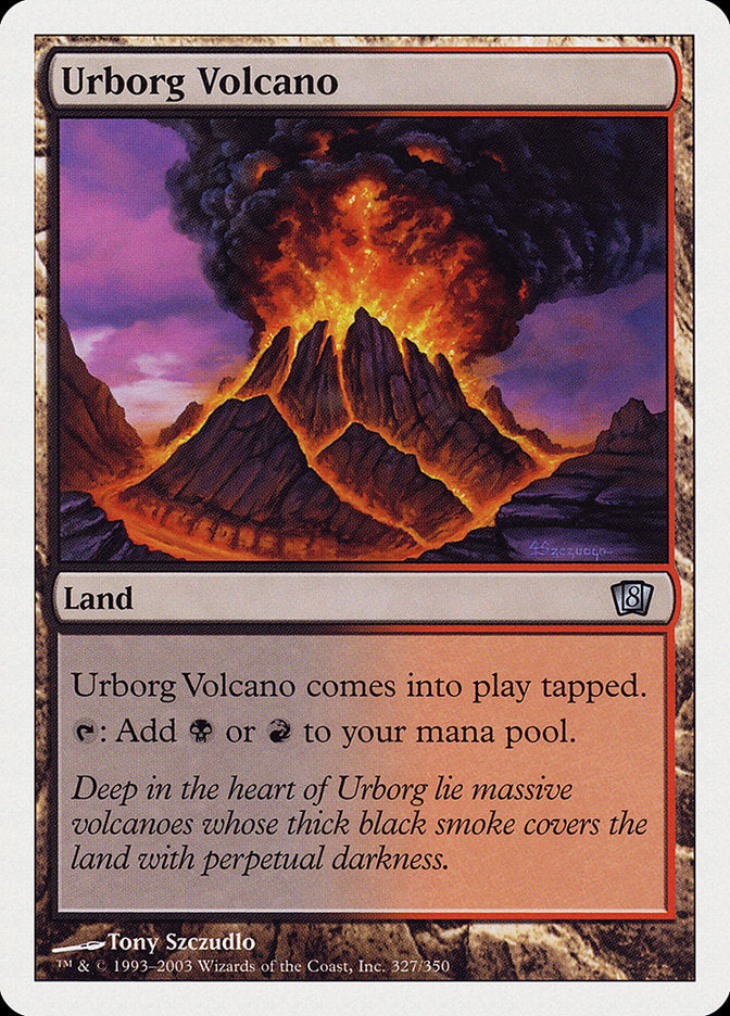 Urborg Volcano [Eighth Edition] | The Gaming-Verse