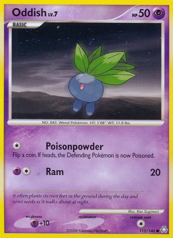 Oddish (112/146) [Diamond & Pearl: Legends Awakened] | The Gaming-Verse