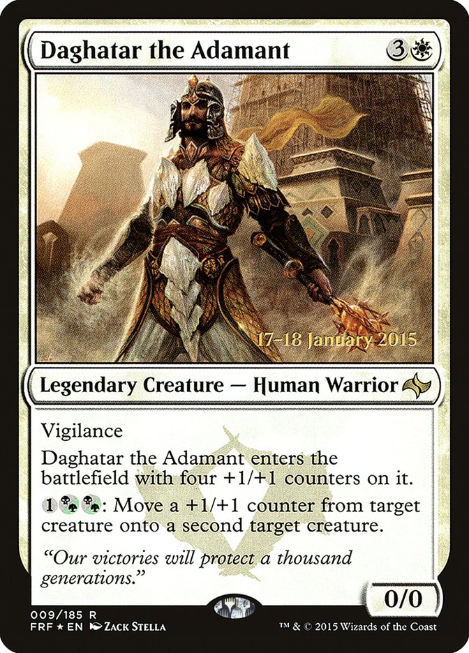 Daghatar the Adamant  (Prerelease) [Fate Reforged Prerelease Promos] | The Gaming-Verse