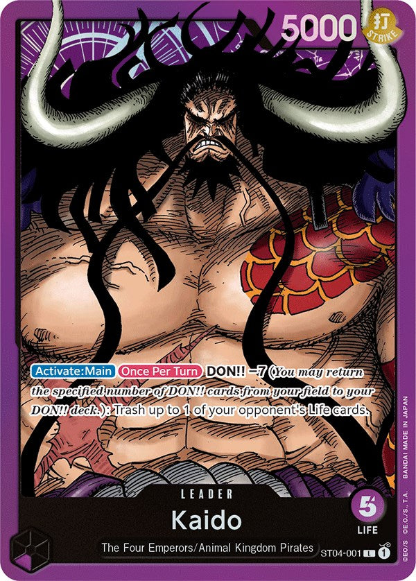 Kaido (001) [Starter Deck: Animal Kingdom Pirates] | The Gaming-Verse