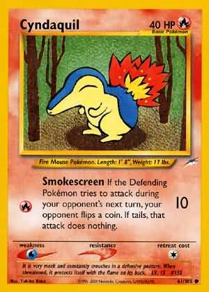 Cyndaquil (61/105) [Neo Destiny Unlimited] | The Gaming-Verse