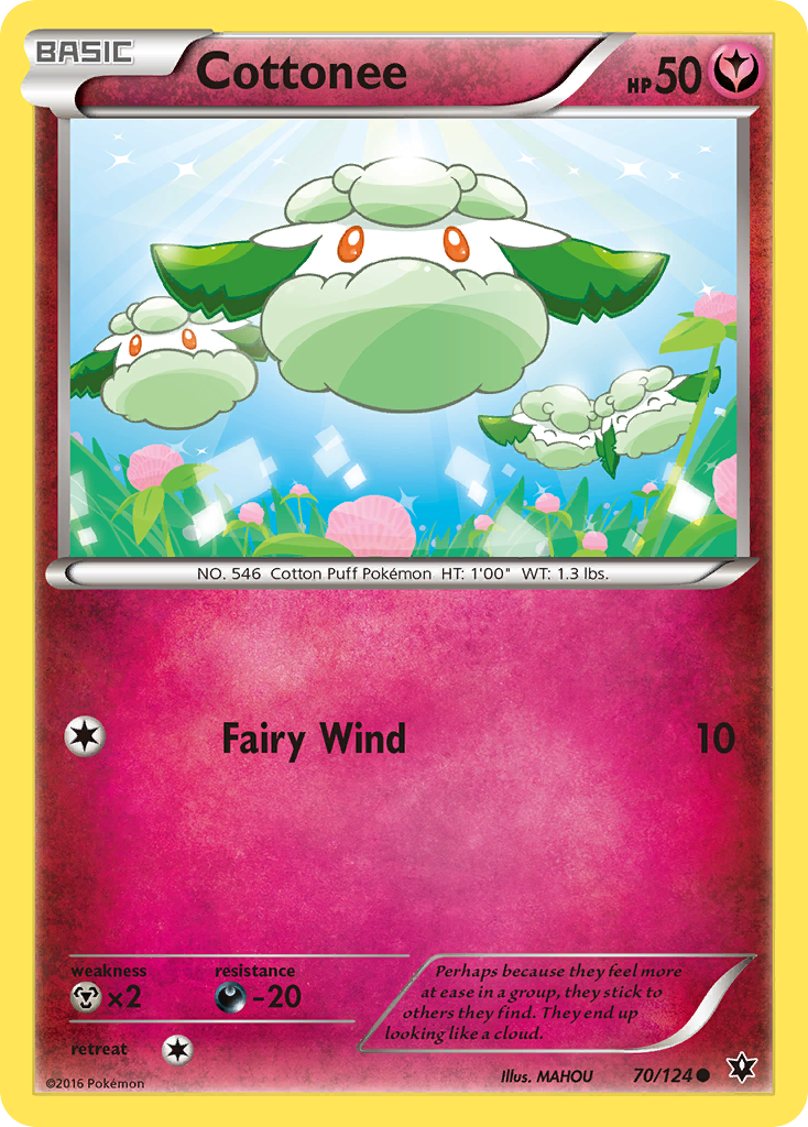 Cottonee (70/124) [XY: Fates Collide] | The Gaming-Verse