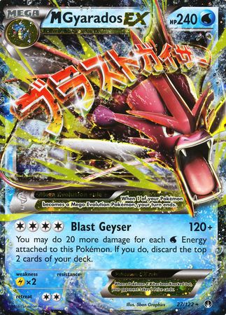 M Gyarados EX (27/122) (Jumbo Card) [XY: BREAKpoint] | The Gaming-Verse