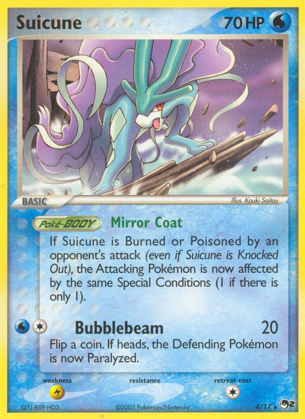 Suicune (4/17) [POP Series 2] | The Gaming-Verse