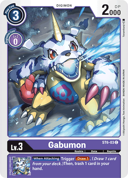 Gabumon [ST6-03] [Starter Deck: Venomous Violet] | The Gaming-Verse