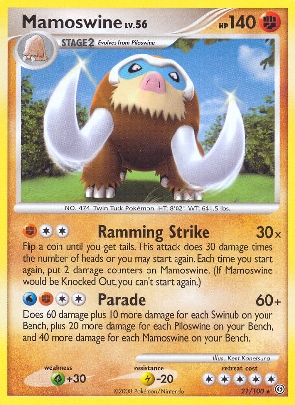 Mamoswine (21/100) [Diamond & Pearl: Stormfront] | The Gaming-Verse