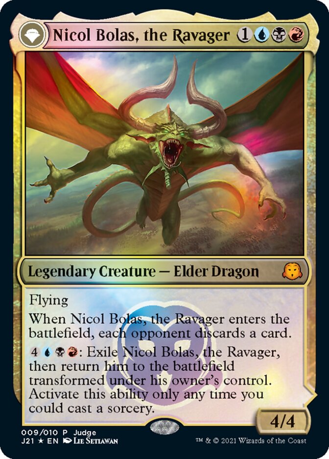 Nicol Bolas, the Ravager [Judge Gift Cards 2021] | The Gaming-Verse