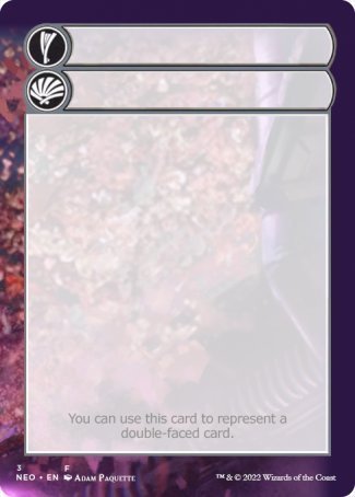 Helper Card (3/9) [Kamigawa: Neon Dynasty Tokens] | The Gaming-Verse