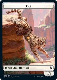 Cat // Insect Double-sided Token [Zendikar Rising Tokens] | The Gaming-Verse