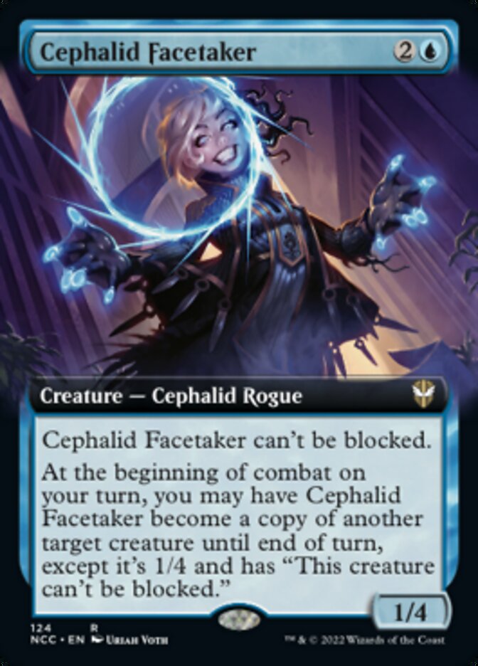 Cephalid Facetaker (Extended Art) [Streets of New Capenna Commander] | The Gaming-Verse