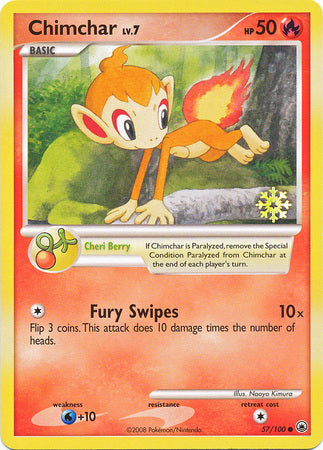 Chimchar (57/100) [Countdown Calendar Promos] | The Gaming-Verse