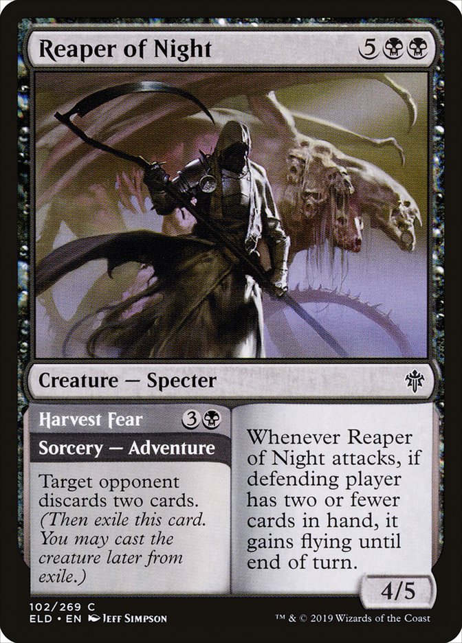 Reaper of Night // Harvest Fear [Throne of Eldraine] | The Gaming-Verse