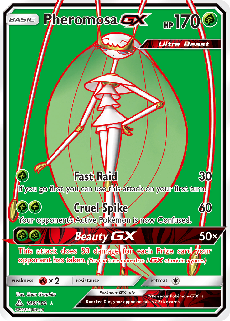 Pheromosa GX (140/156) [Sun & Moon: Ultra Prism] | The Gaming-Verse