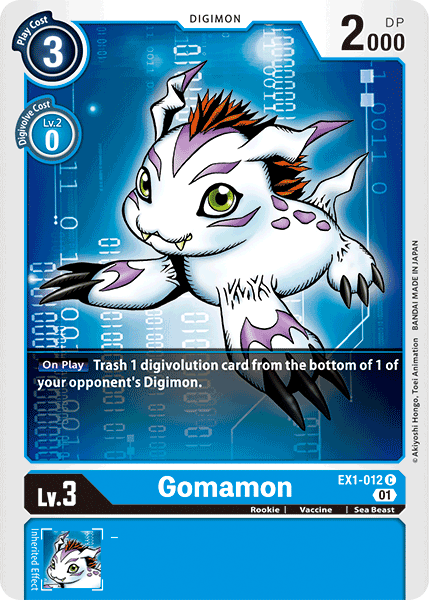 Gomamon [EX1-012] [Classic Collection] | The Gaming-Verse