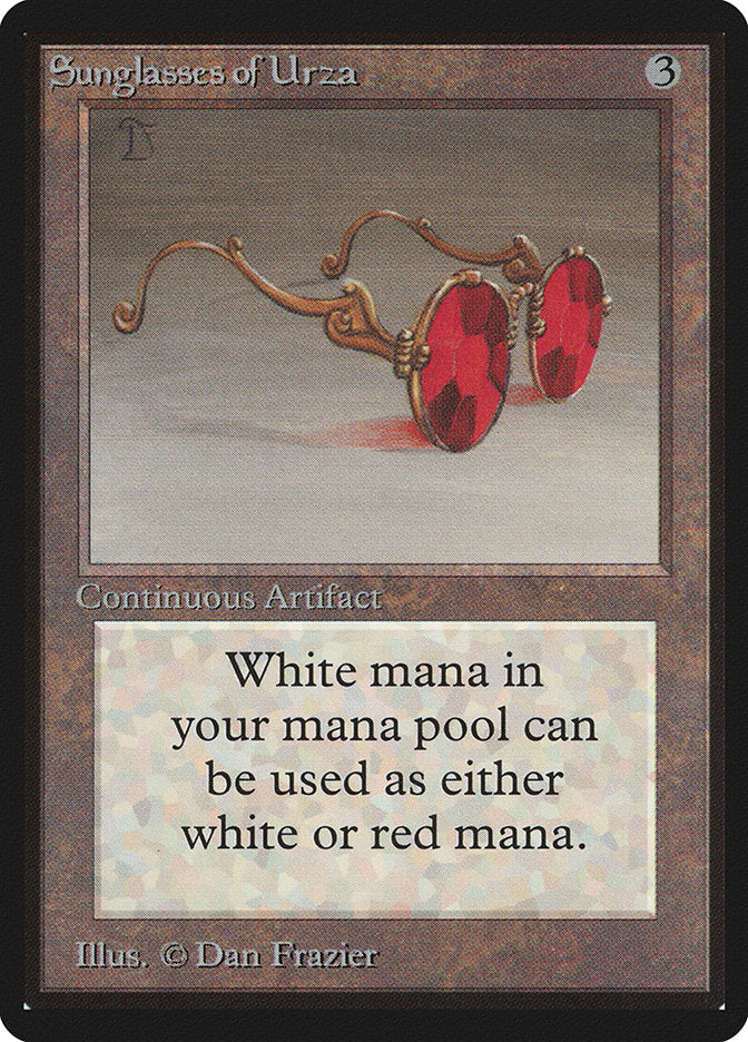 Sunglasses of Urza [Limited Edition Beta] | The Gaming-Verse