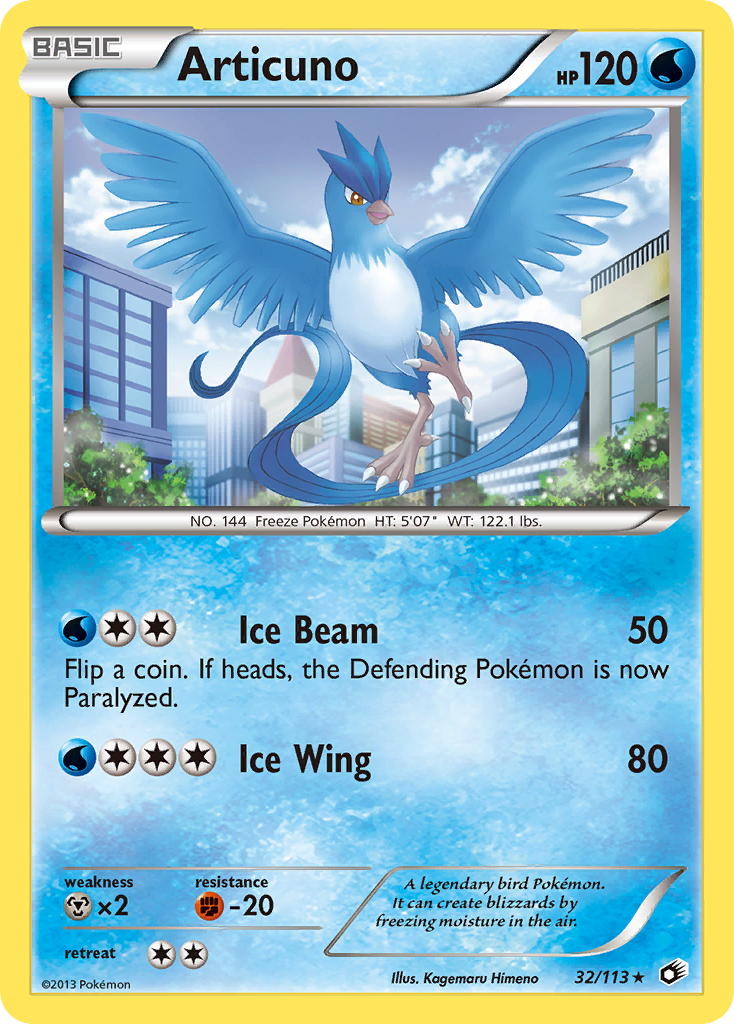 Articuno (32/113) [Black & White: Legendary Treasures] | The Gaming-Verse