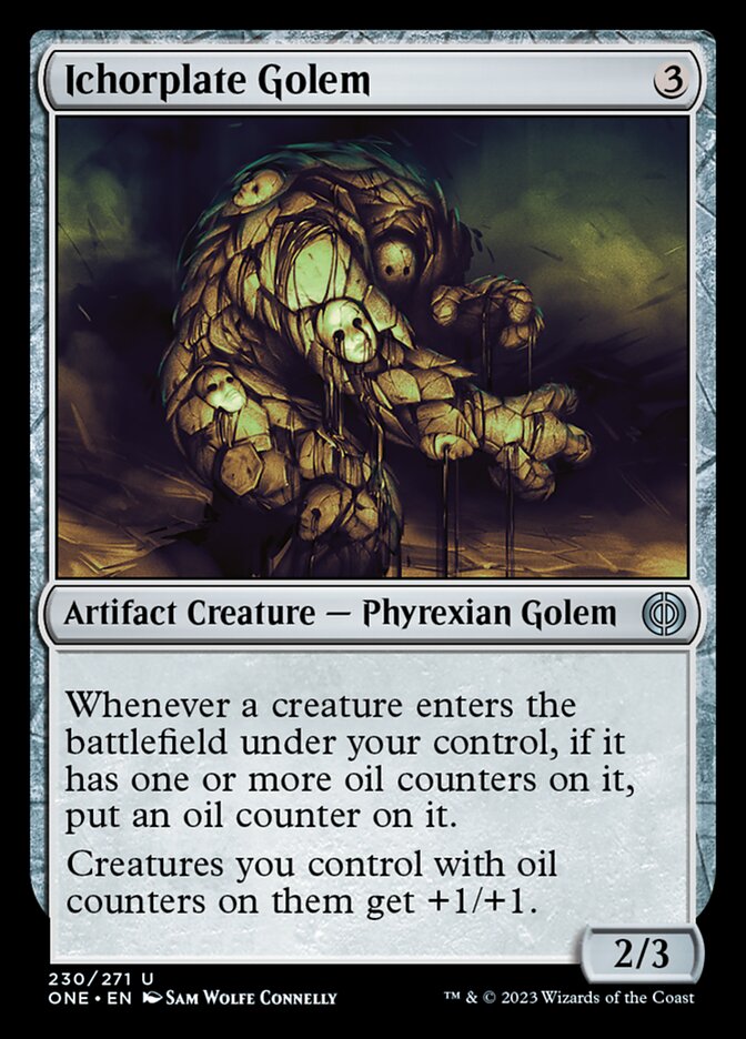 Ichorplate Golem [Phyrexia: All Will Be One] | The Gaming-Verse