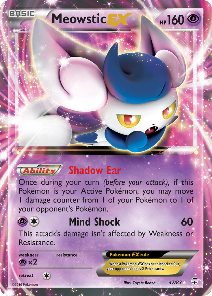 Meowstic EX (37/83) [XY: Generations] | The Gaming-Verse