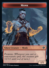 Soldier // Monk Double-sided Token [Dominaria United Tokens] | The Gaming-Verse