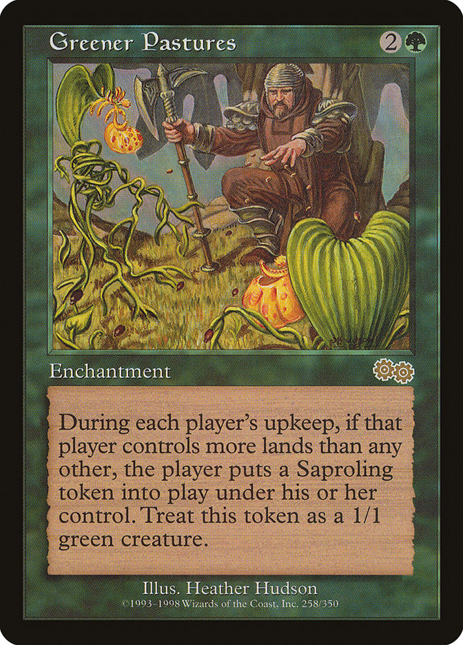 Greener Pastures [Urza's Saga] | The Gaming-Verse