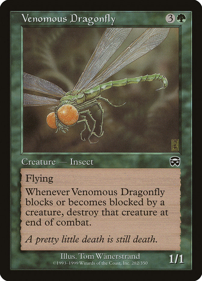 Venomous Dragonfly [Mercadian Masques] | The Gaming-Verse