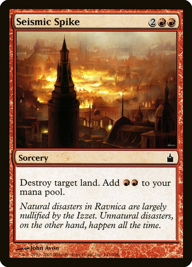 Seismic Spike [Ravnica: City of Guilds] | The Gaming-Verse