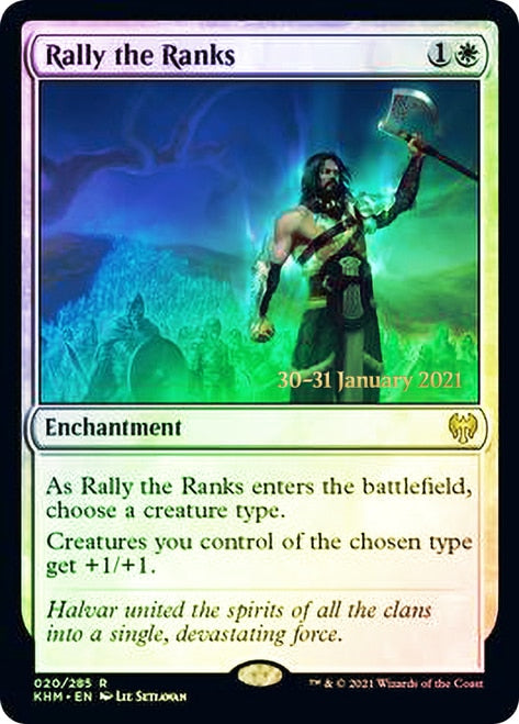 Rally the Ranks  [Kaldheim Prerelease Promos] | The Gaming-Verse