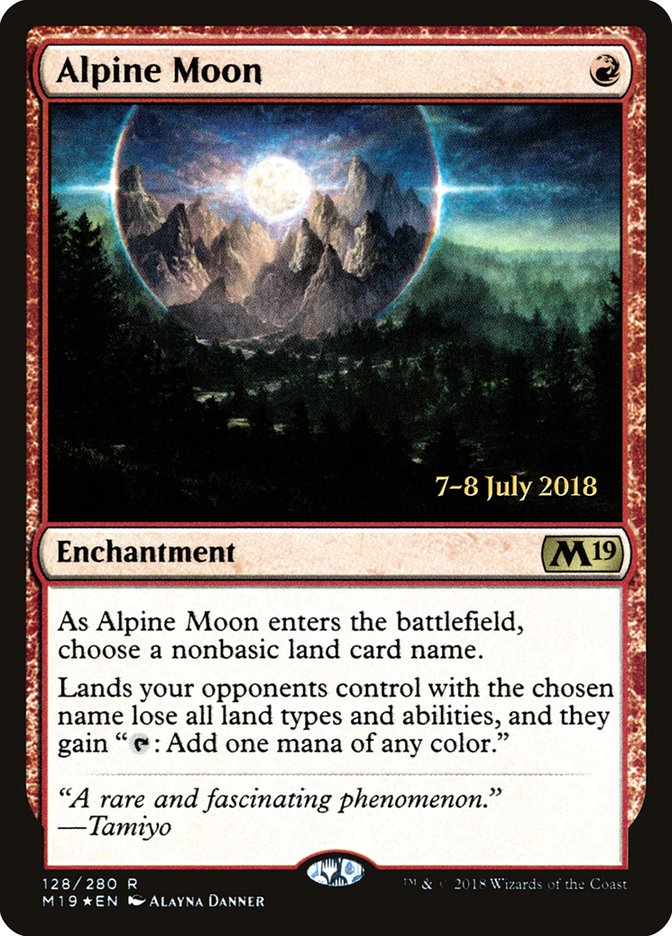 Alpine Moon  [Core Set 2019 Prerelease Promos] | The Gaming-Verse