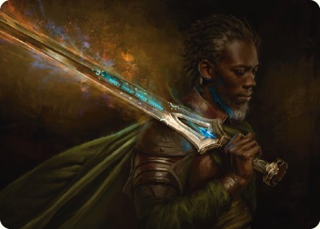 Anduril, Flame of the West Art Card [The Lord of the Rings: Tales of Middle-earth Art Series] | The Gaming-Verse