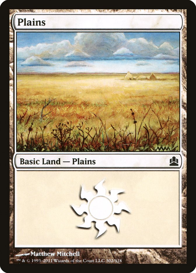 Plains (#302) [Commander 2011] | The Gaming-Verse