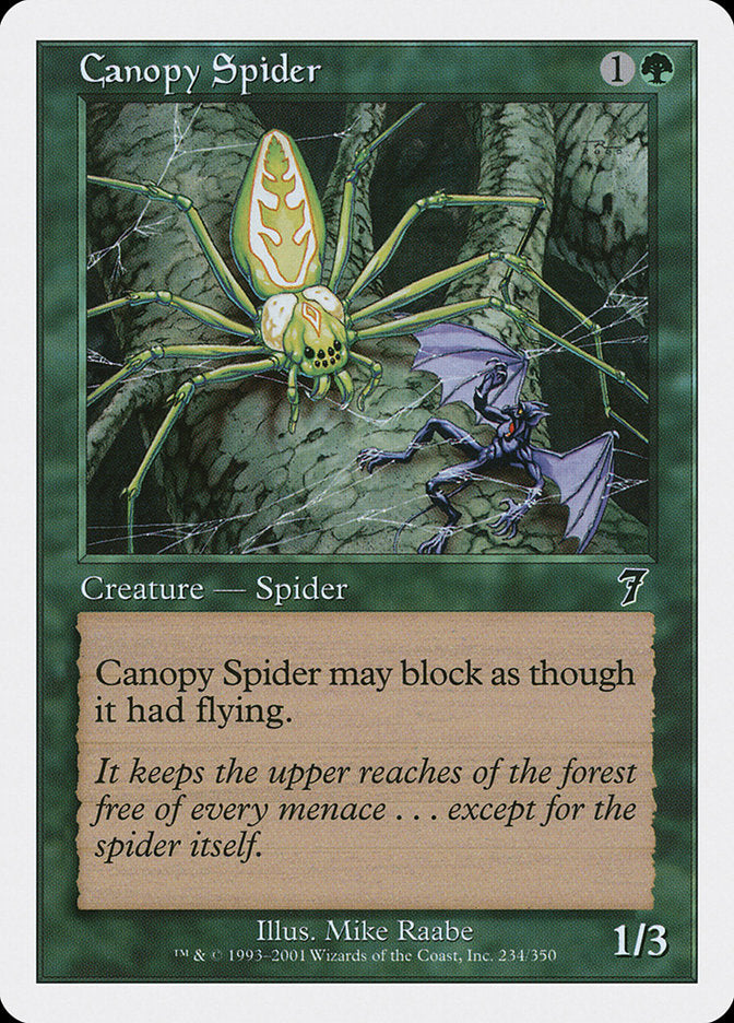 Canopy Spider [Seventh Edition] | The Gaming-Verse