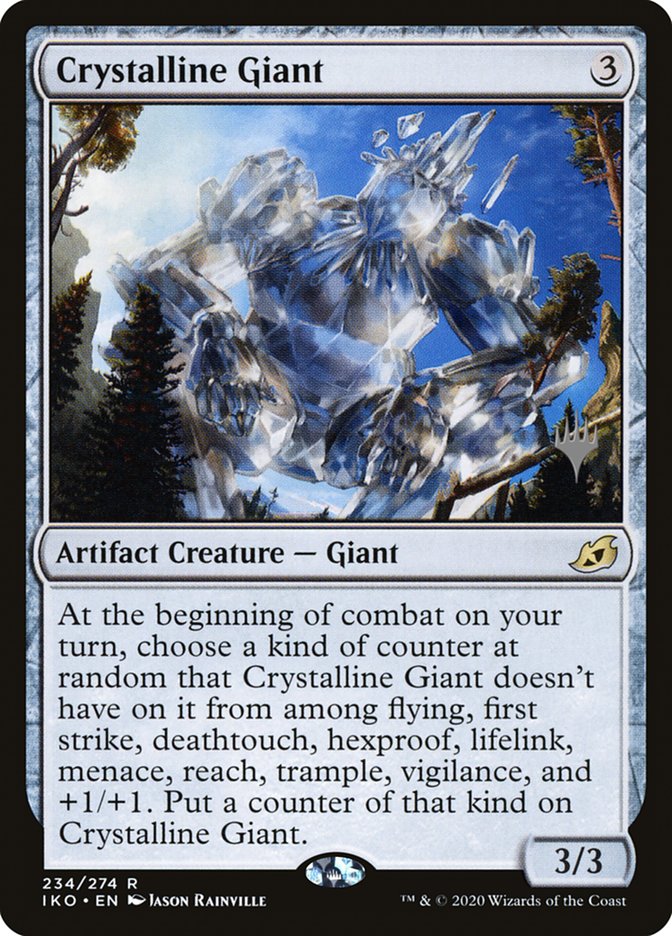 Crystalline Giant (Promo Pack) [Ikoria: Lair of Behemoths Promos] | The Gaming-Verse