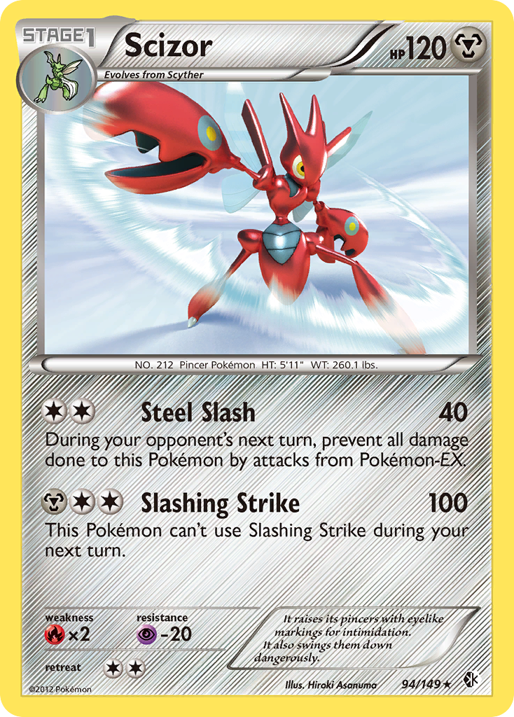 Scizor (94/149) [Black & White: Boundaries Crossed] | The Gaming-Verse