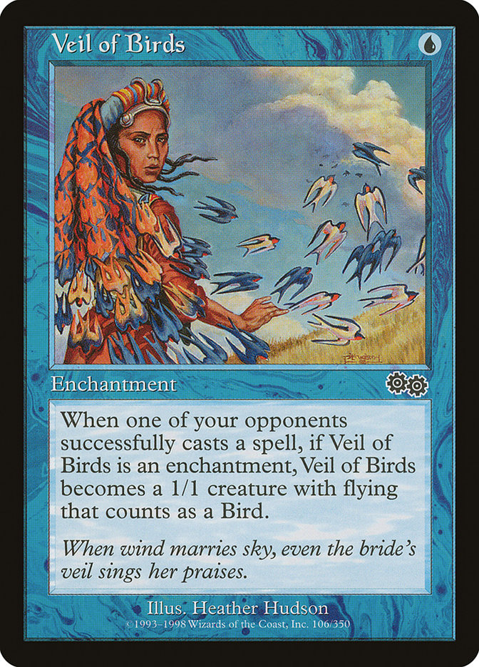 Veil of Birds [Urza's Saga] | The Gaming-Verse