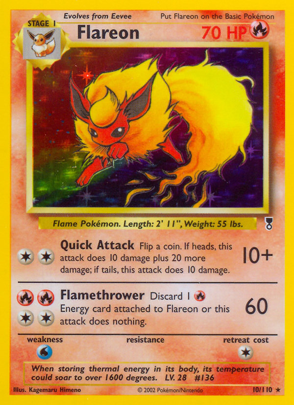 Flareon (10/110) [Legendary Collection] | The Gaming-Verse